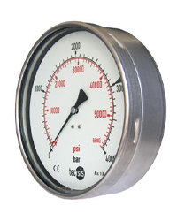 标准型超高压压力表;表盘100,160毫米