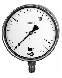 工业型波登管压力表;表盘160毫米