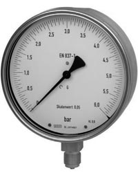 波登管压力表,检测仪表系列,精度等级0.6,表圆直径160